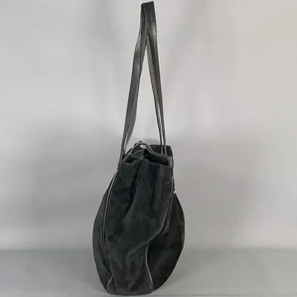 GUCCI Black Suede Leather Tote Bags - Picture 3 of 12